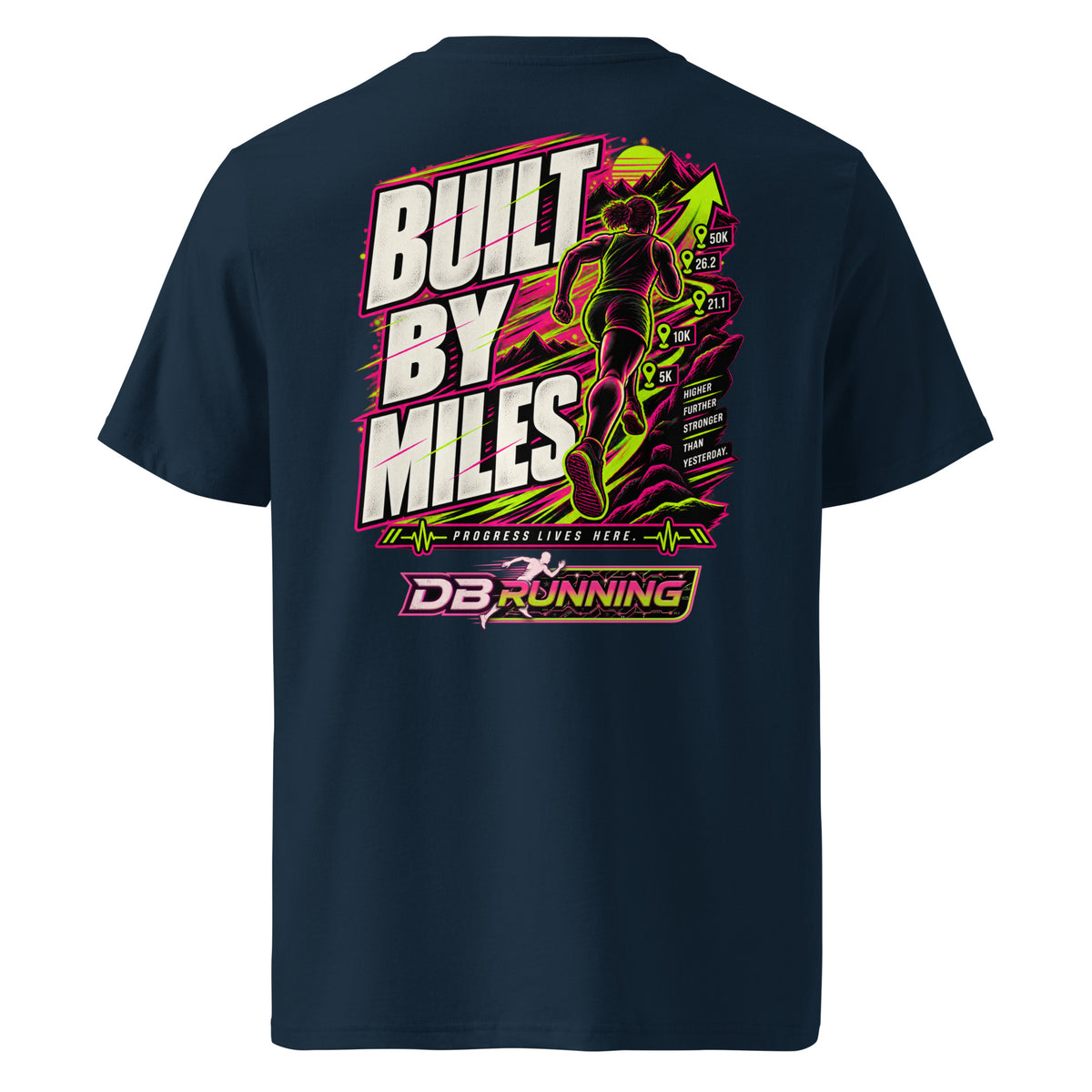 Built by Miles Female - T-Shirt - DB Running