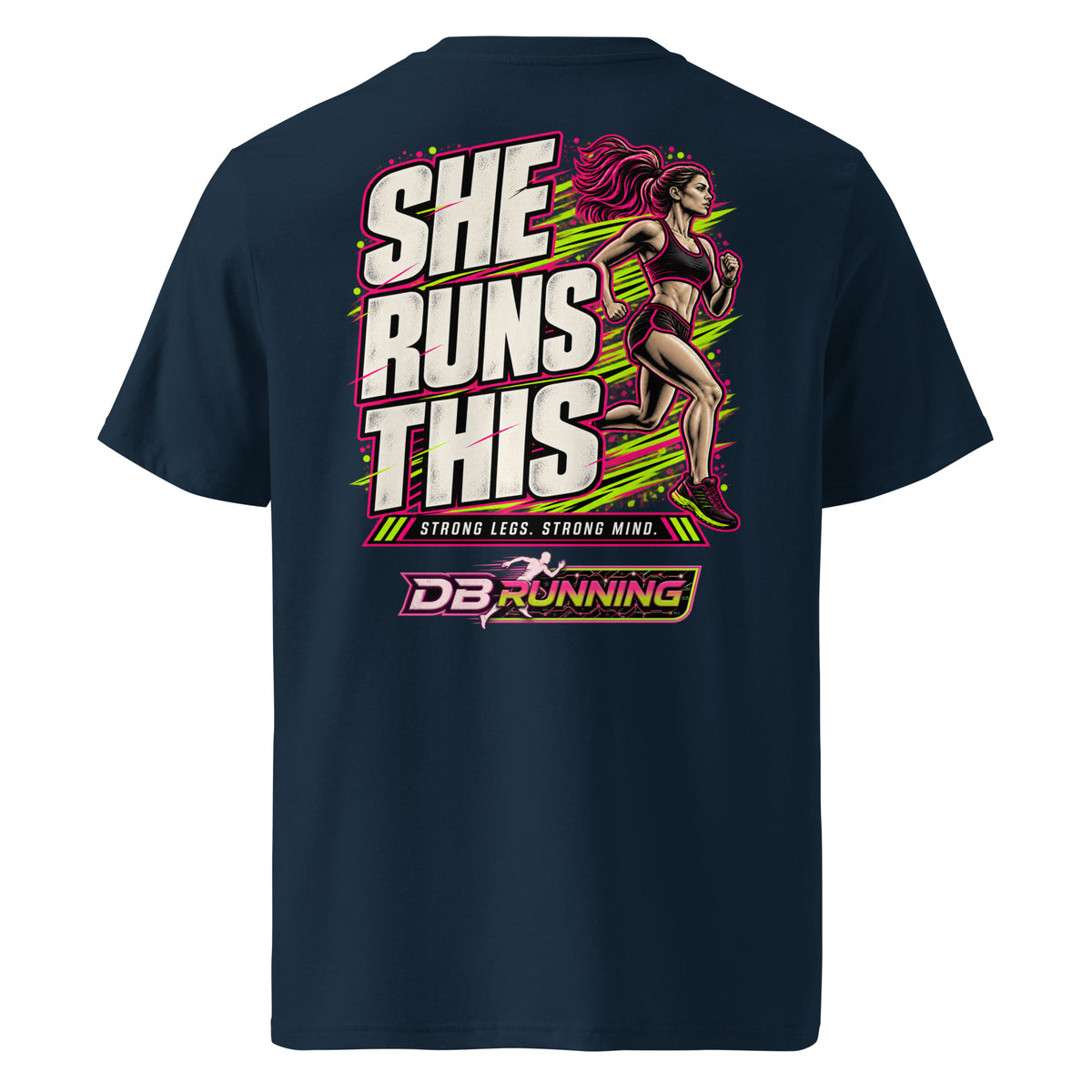 She Runs This - T-Shirt - DB Running