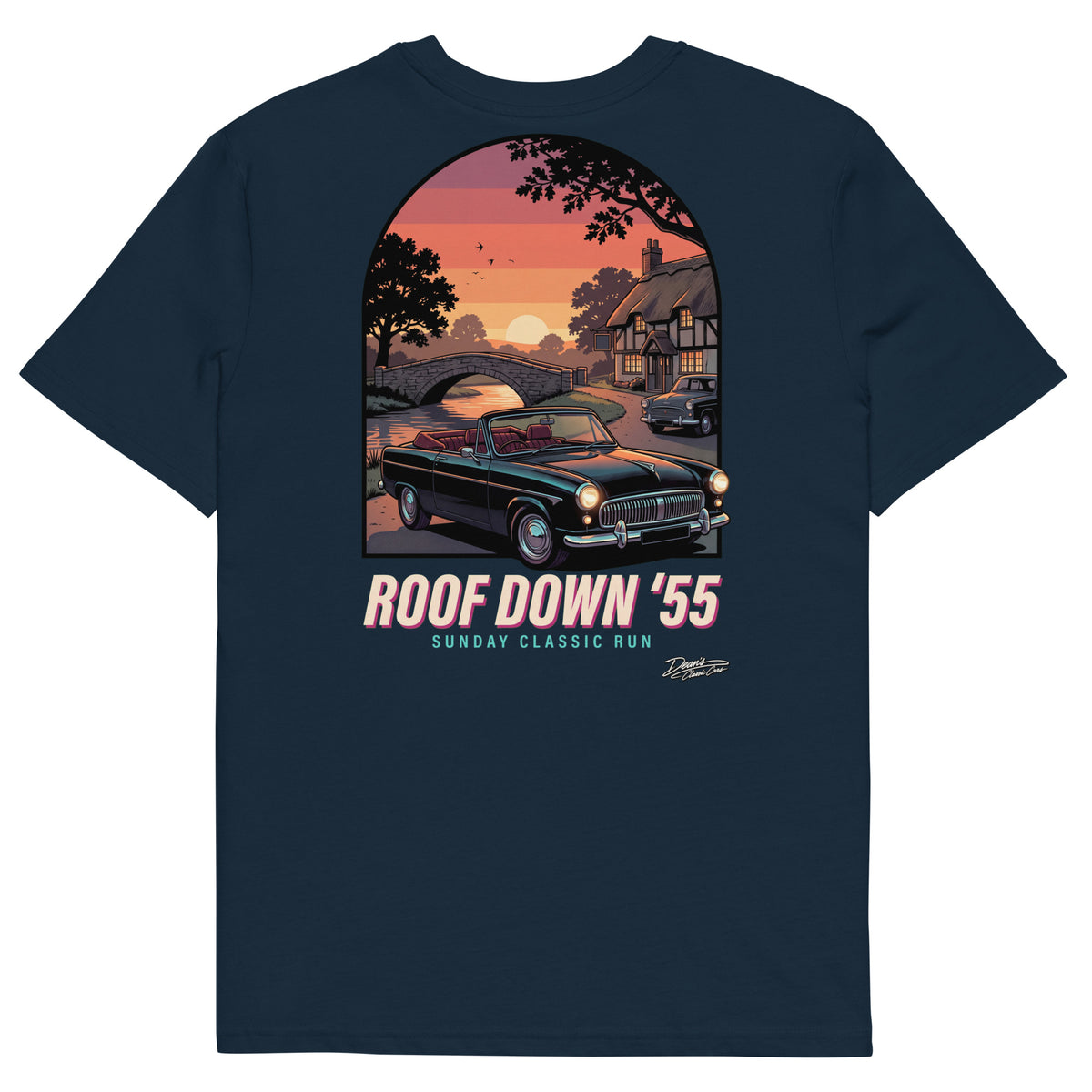Consul Convertible Roof Down T-Shirt - Dean's Classic Cars