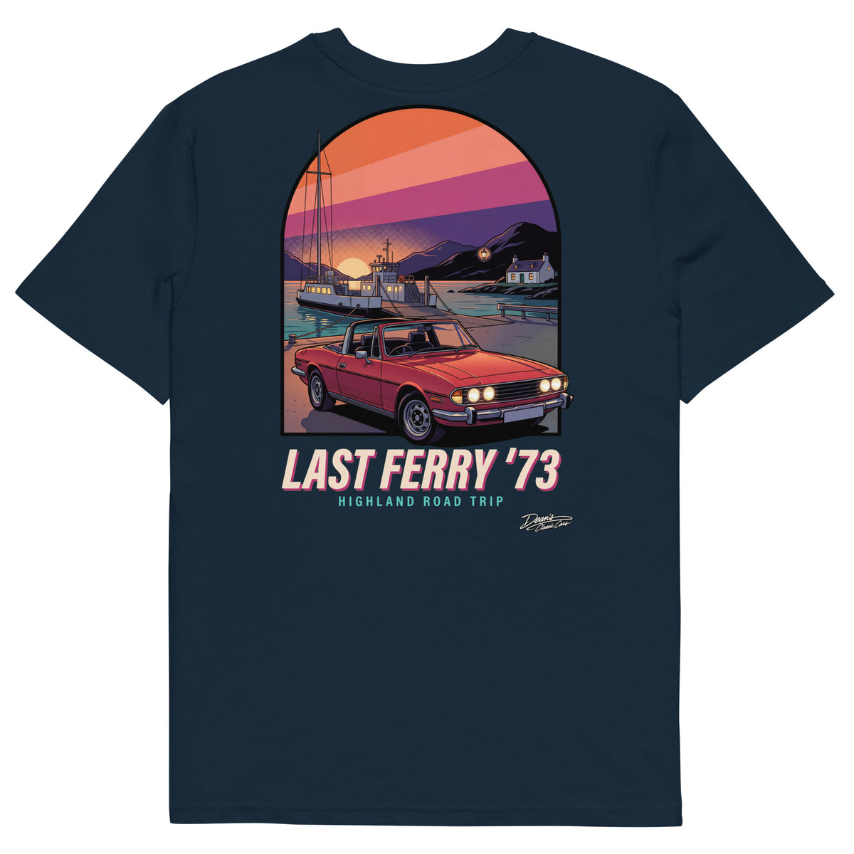 Stag Mk2 Last Ferry T-Shirt - Dean's Classic Cars