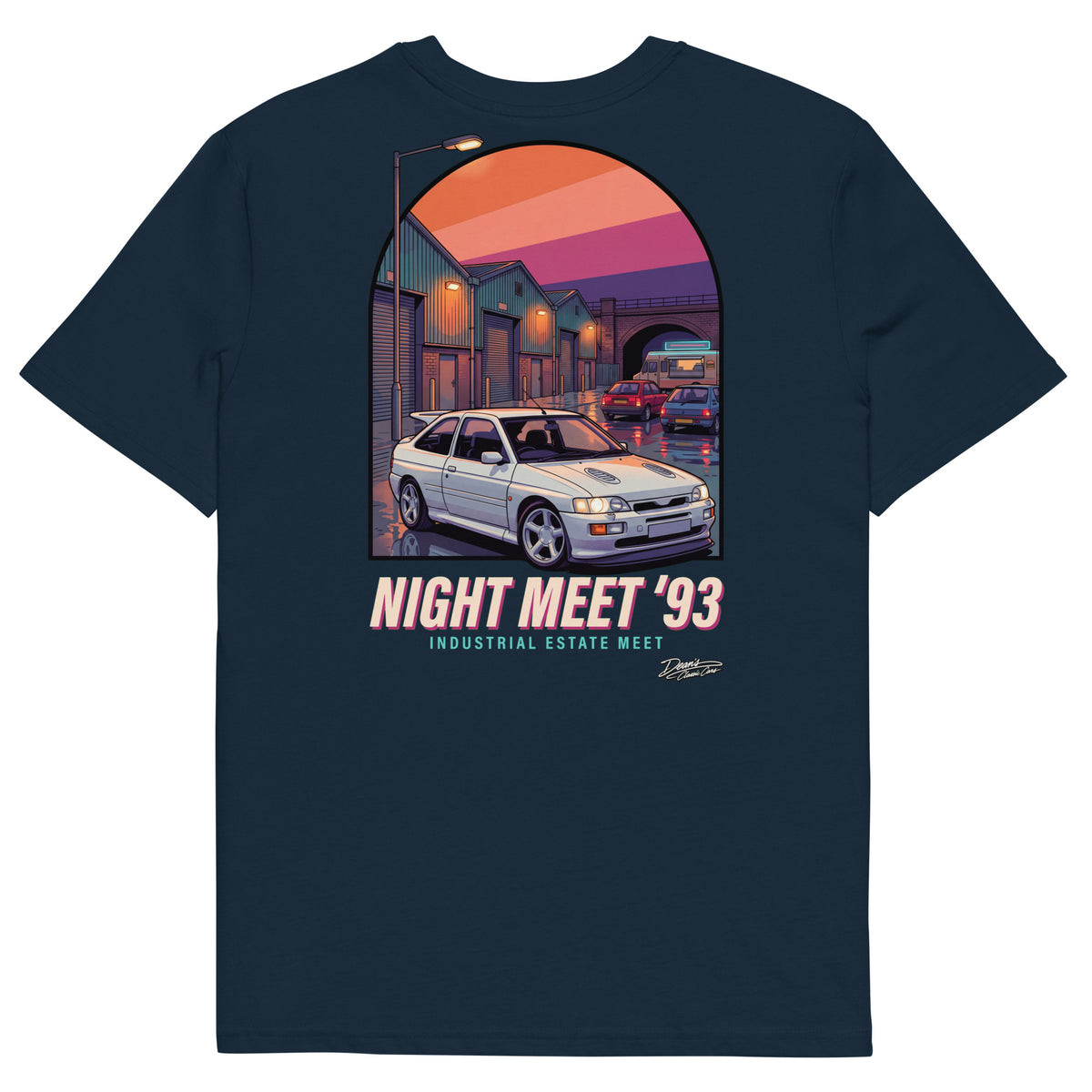 Escort Cosworth Night Meet T-Shirt - Dean's Classic Cars