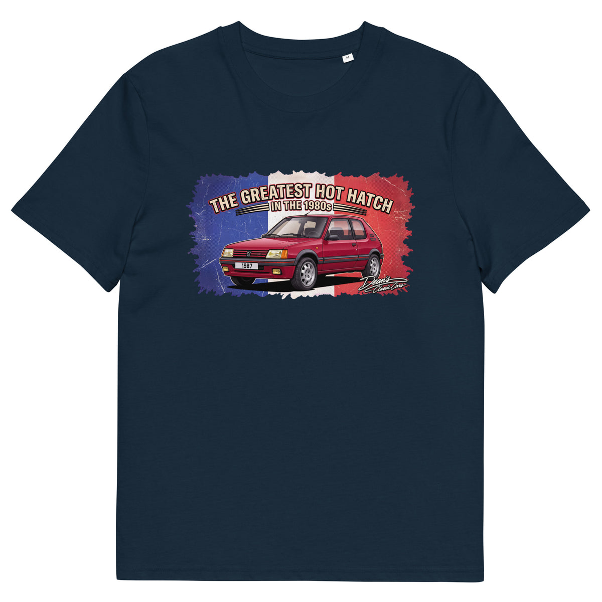 205 GTI Cherry Red T-Shirt - Dean's Classic Cars