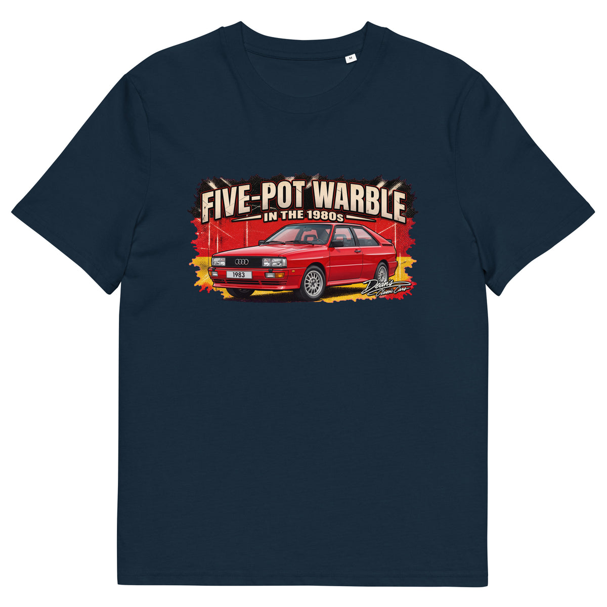 Quattro Coupe Tornado Red T-Shirt - Dean's Classic Cars
