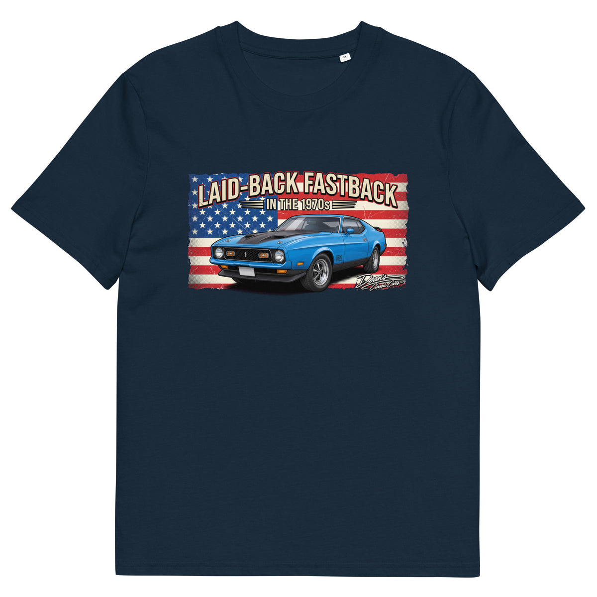 Mach 1 Grabber Blue T-Shirt - Dean's Classic Cars