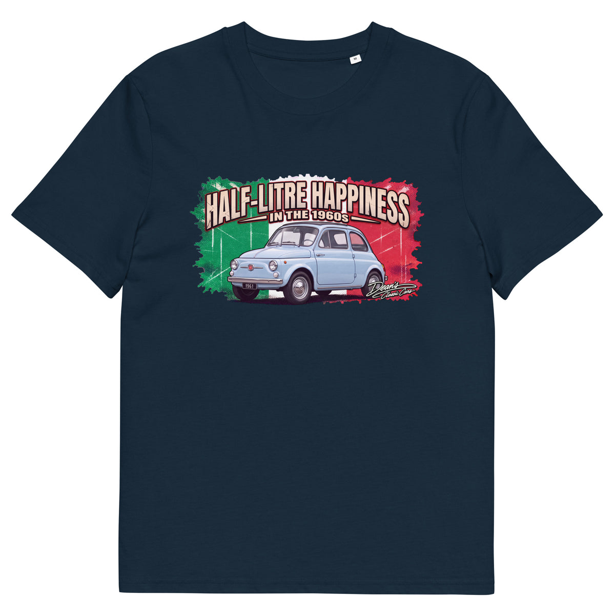 500 D Celestial Blue T-Shirt - Dean's Classic Cars