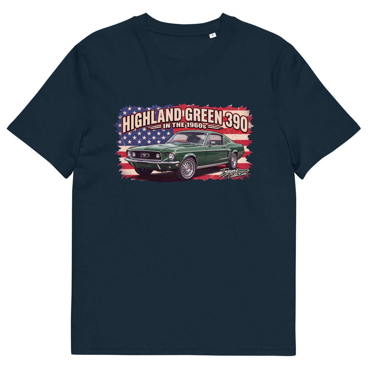 Mustang GT Highland Green T-Shirt - Dean's Classic Cars