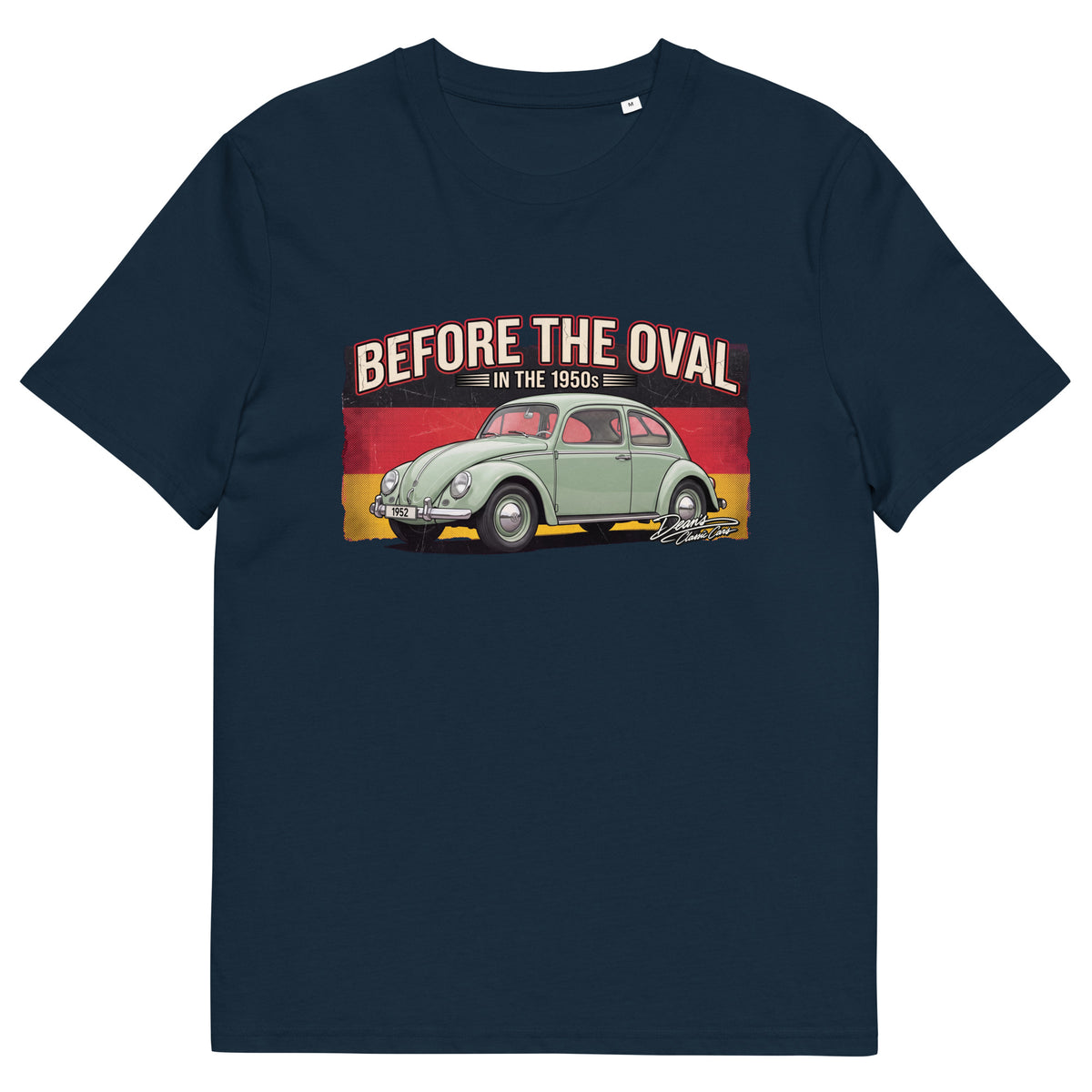 Beetle Split Pastel Green T-Shirt - Dean's Classic Cars