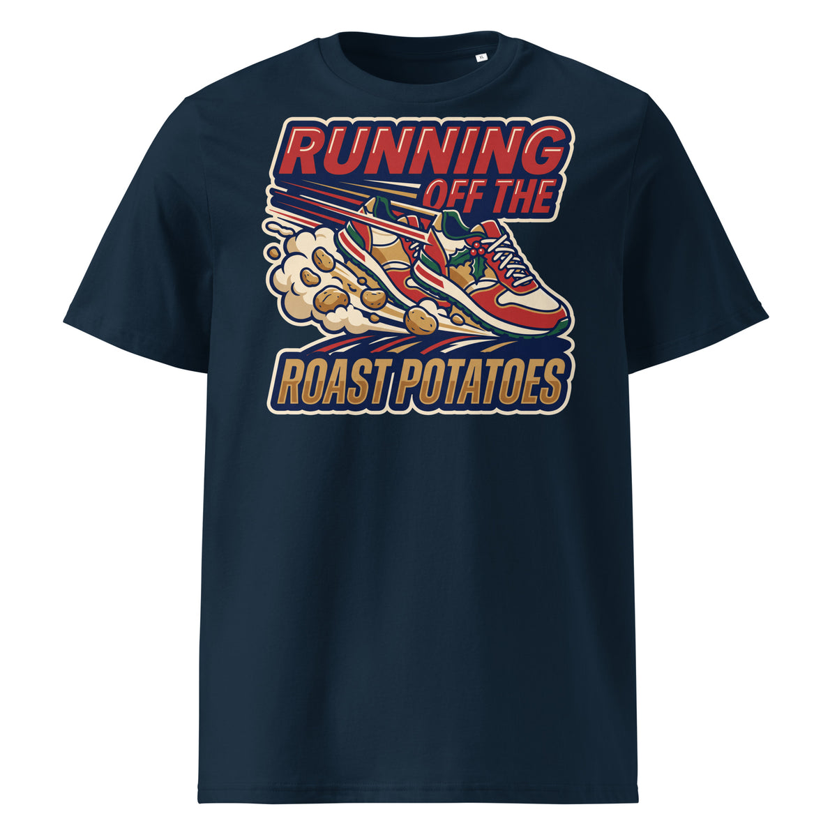 Running Off The Roast Potatoes Christmas T-Shirt - Ricki Robin