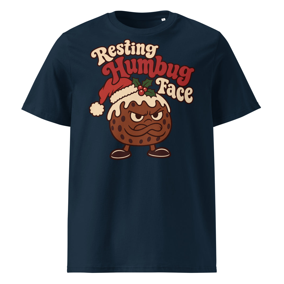 Resting Humbug Face Christmas T-Shirt - Ricki Robin