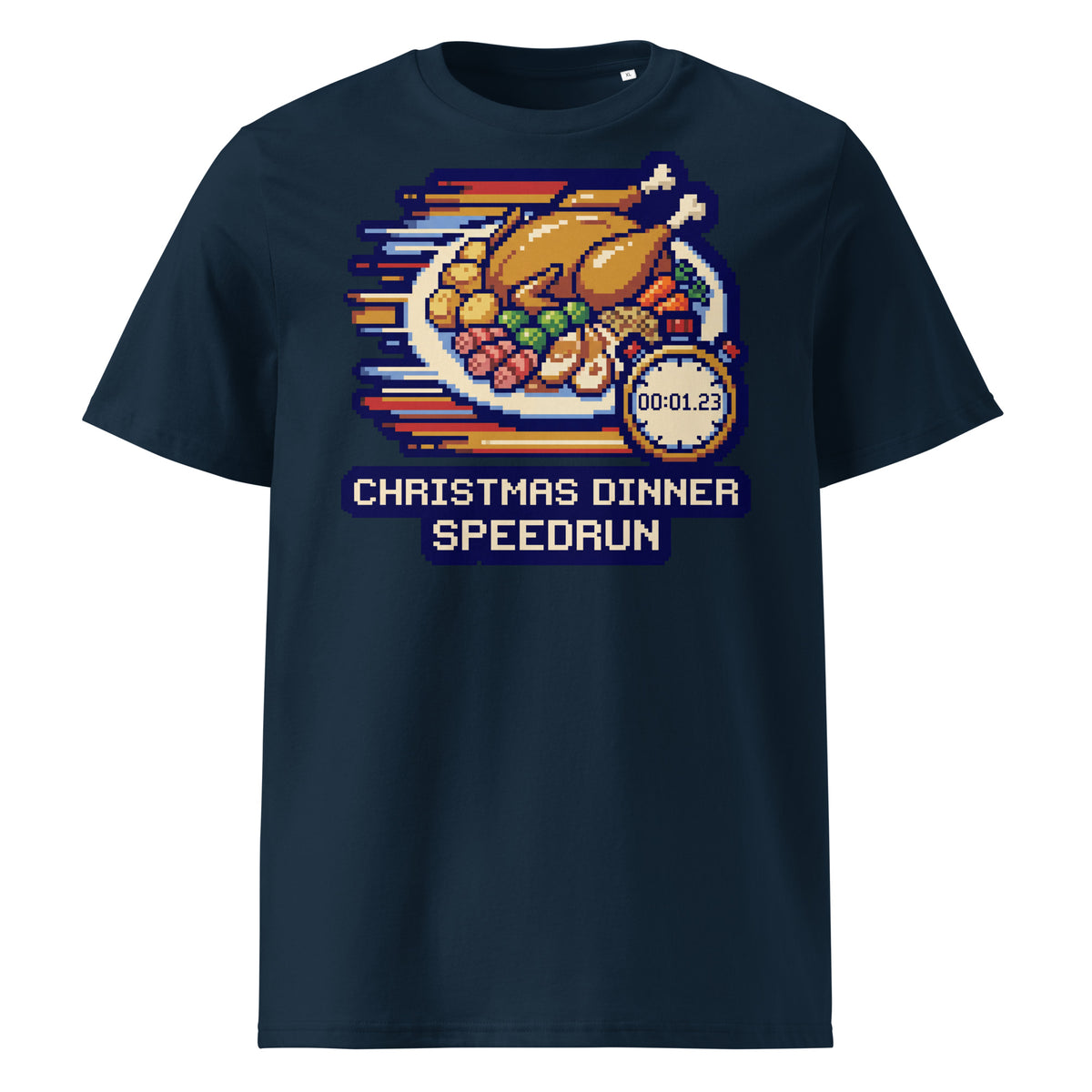 Christmas Dinner Speedrun T-Shirt - Ricki Robin
