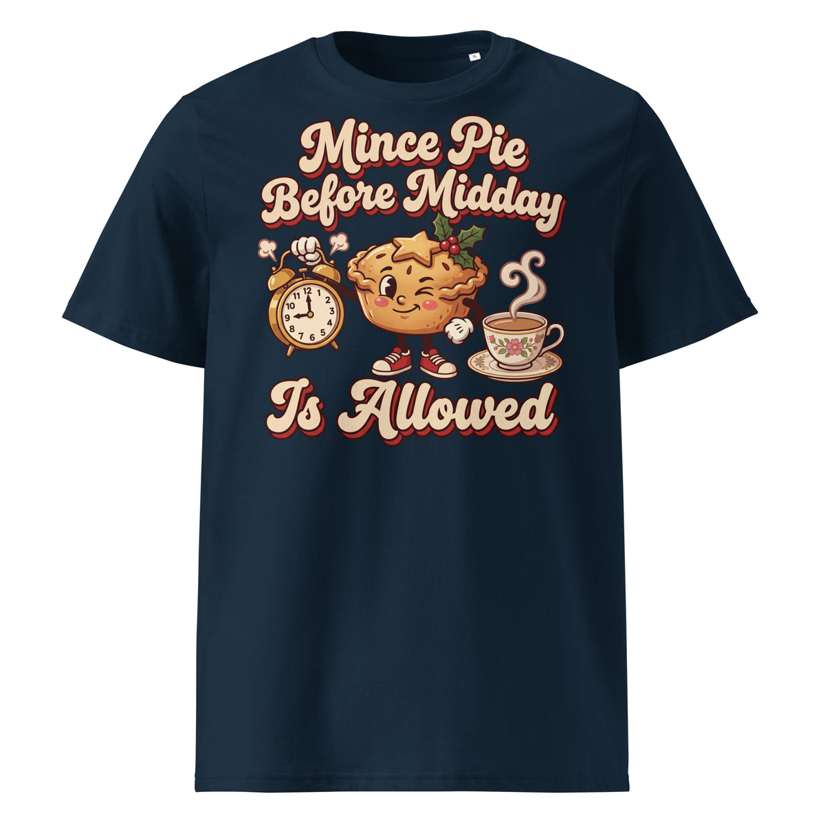 Mince Pie Before Midday Is Allowed Christmas T-Shirt - Ricki Robin