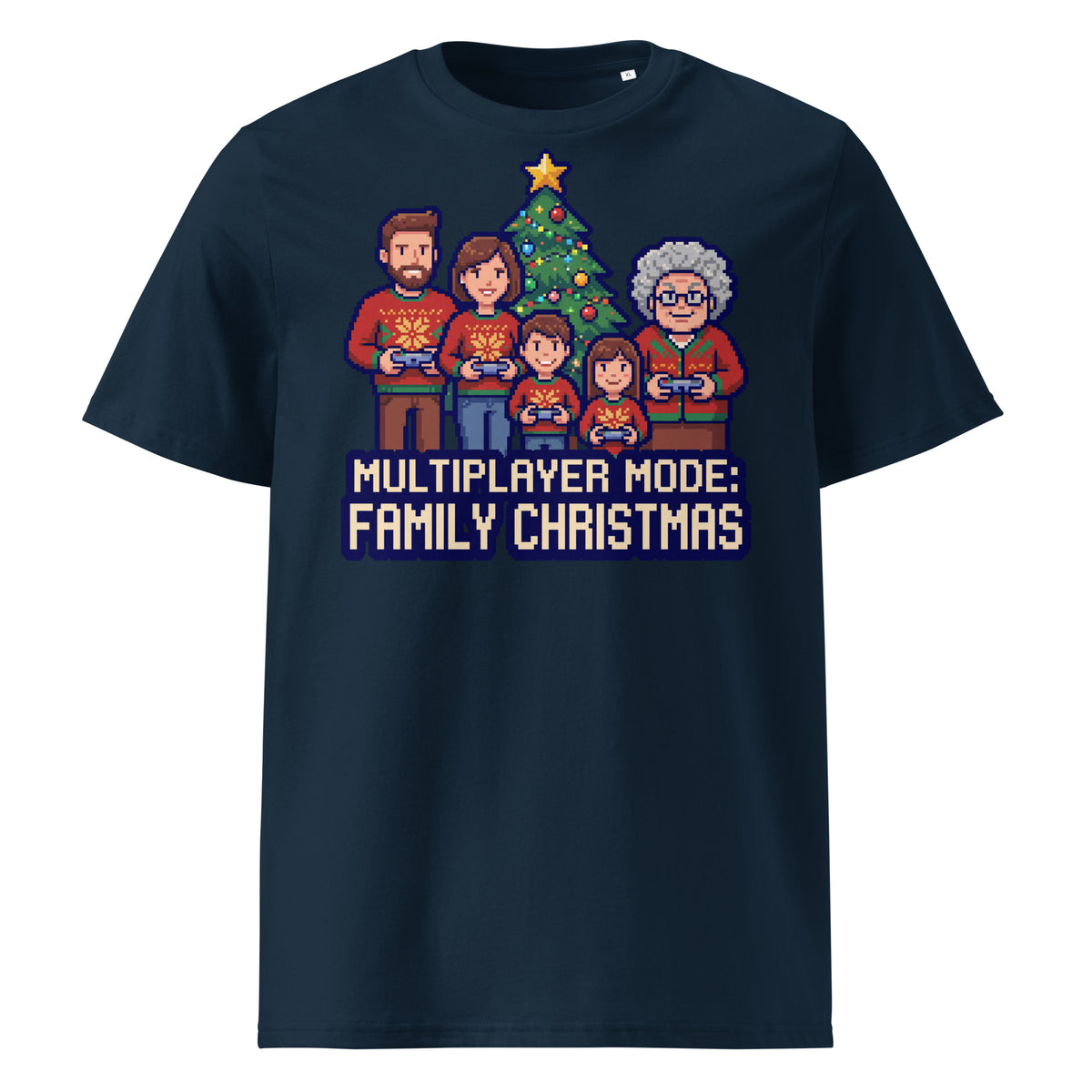 Multiplayer Mode: Family Christmas T-Shirt - Ricki Robin