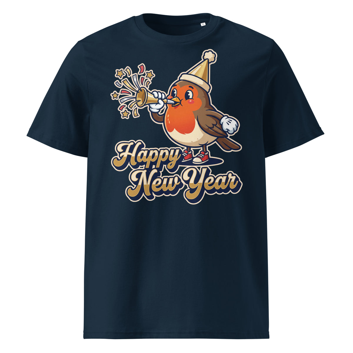 Happy New Year Robin T-Shirt - Ricki Robin