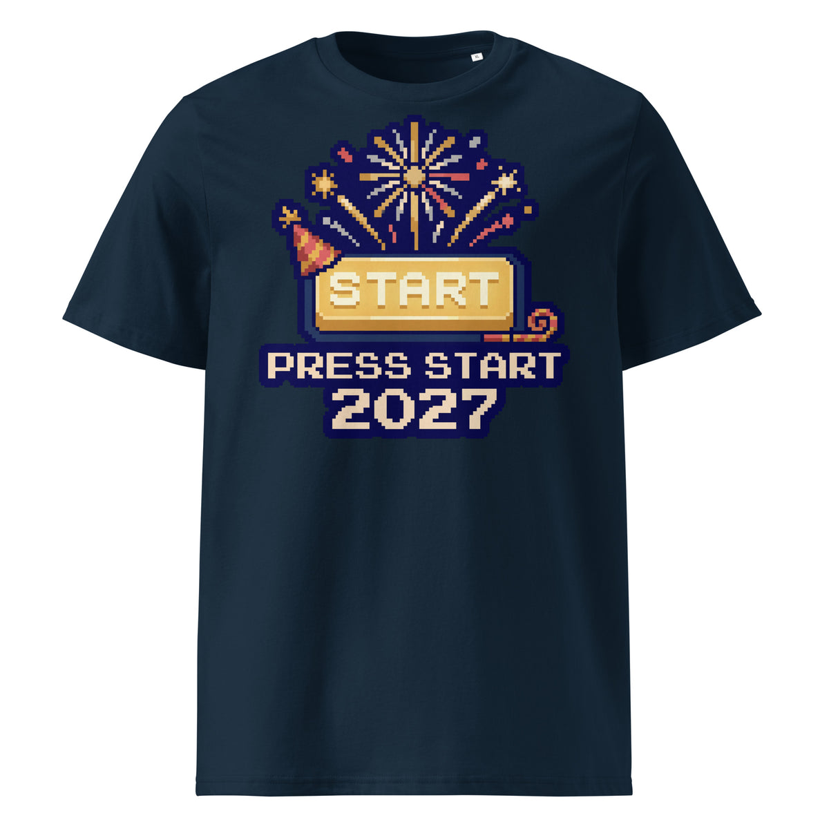 Press Start 2027 New Year T-Shirt - Ricki Robin