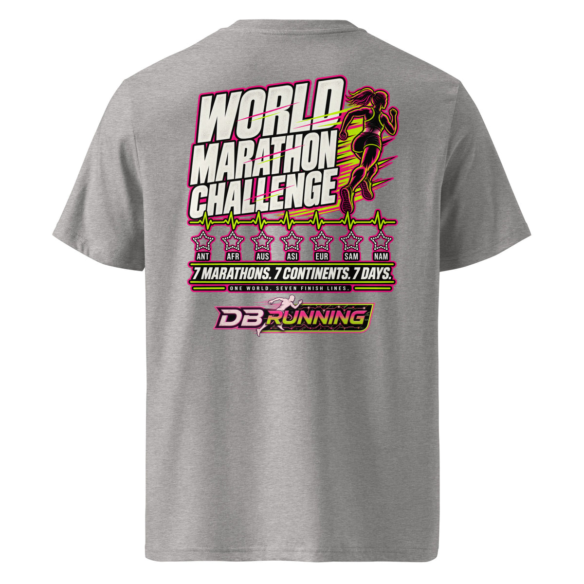 World Marathon Challenge Female - T-Shirt - DB Running