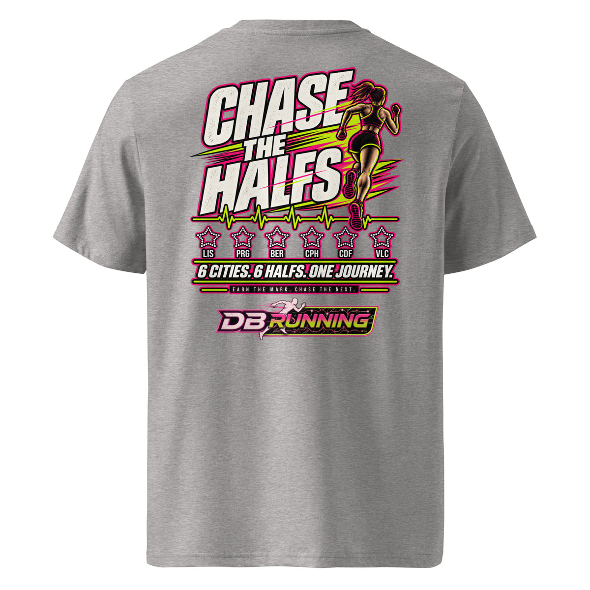 Chase the Halfs Female - T-Shirt - DB Running