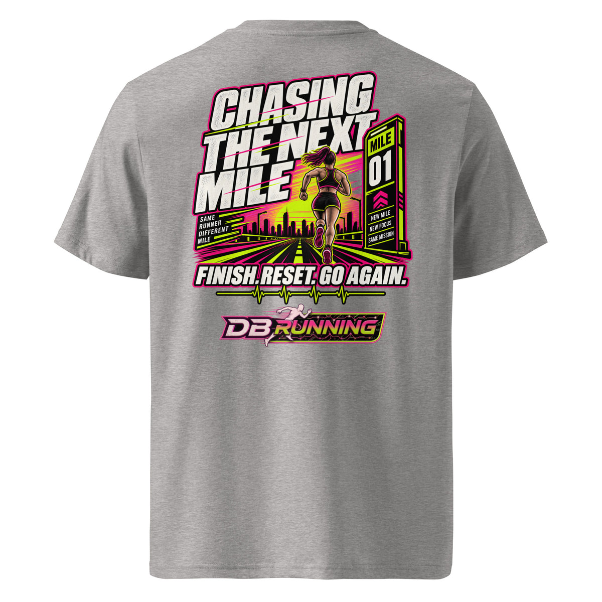 Chasing the Next Mile Female - T-Shirt - DB Running