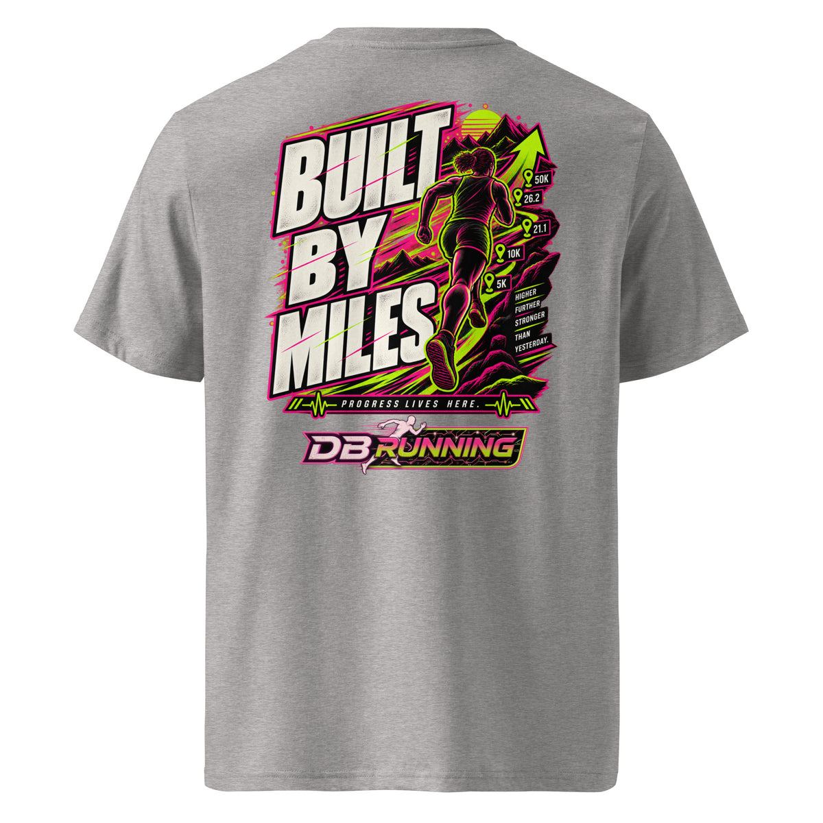 Built by Miles Female - T-Shirt - DB Running