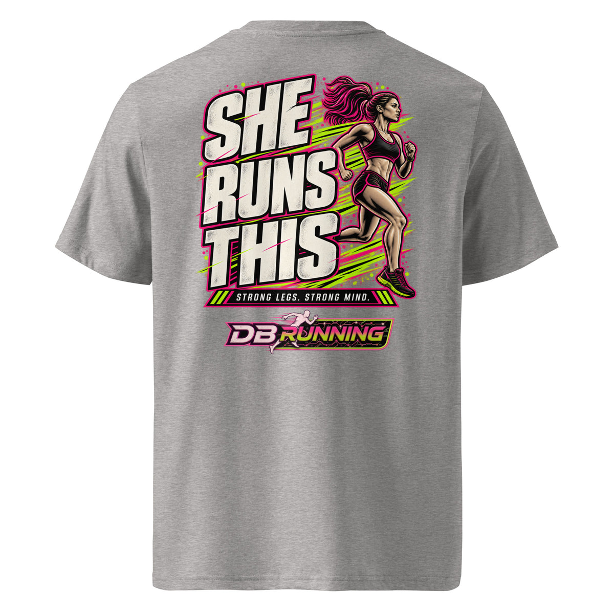 She Runs This - T-Shirt - DB Running