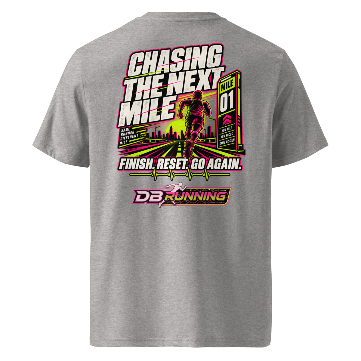 Chasing the Next Mile Male - T-Shirt - DB Running