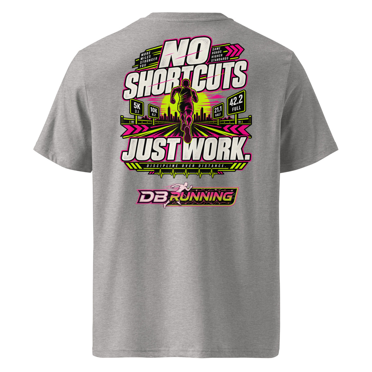 No Shortcuts Male - T-Shirt - DB Running