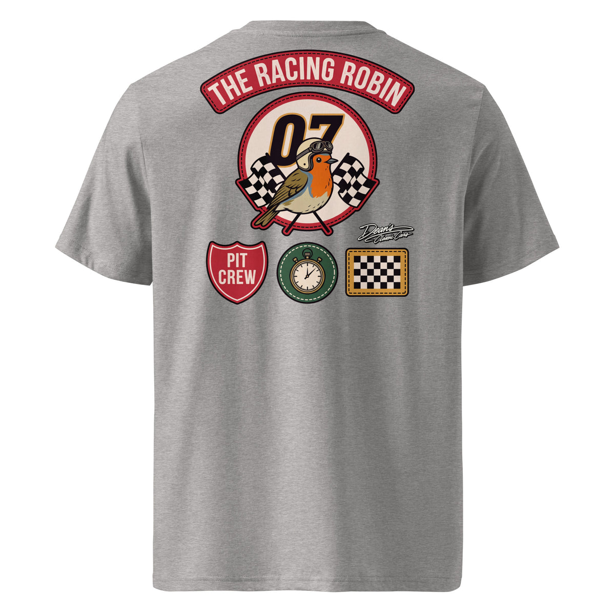 Racing Robin Pit Crew T-Shirt - Dean's Classic Cars