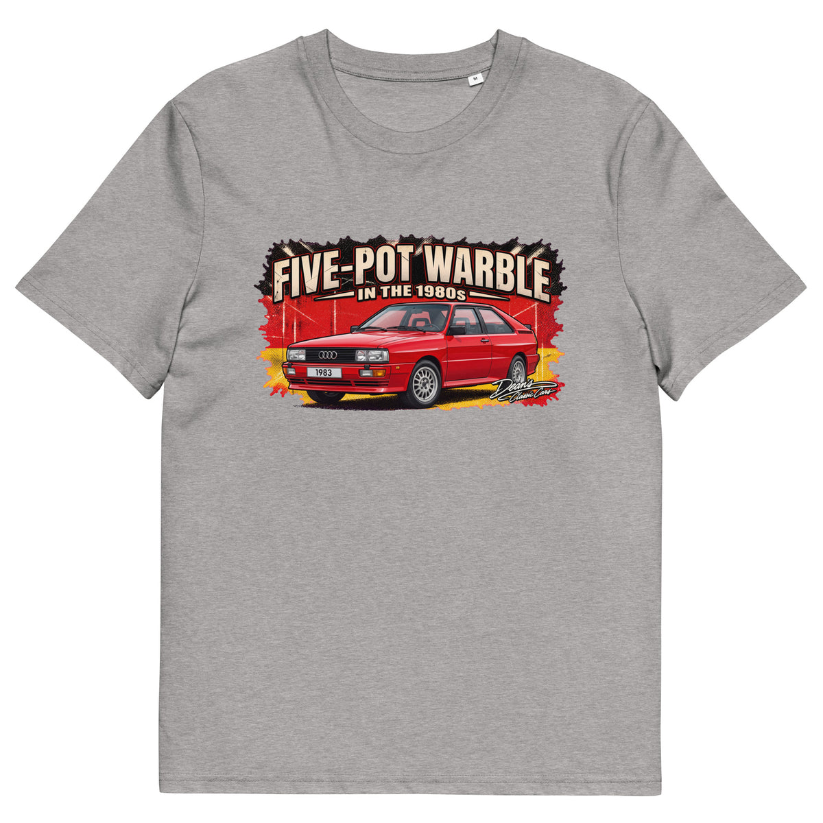 Quattro Coupe Tornado Red T-Shirt - Dean's Classic Cars