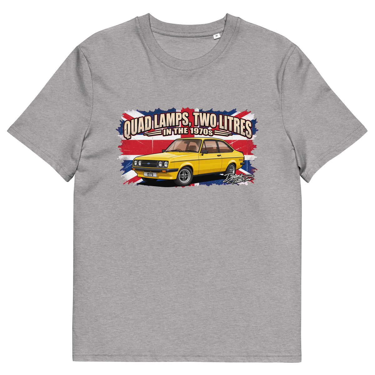 Escort RS2000 Signal Yellow T-Shirt - Dean's Classic Cars