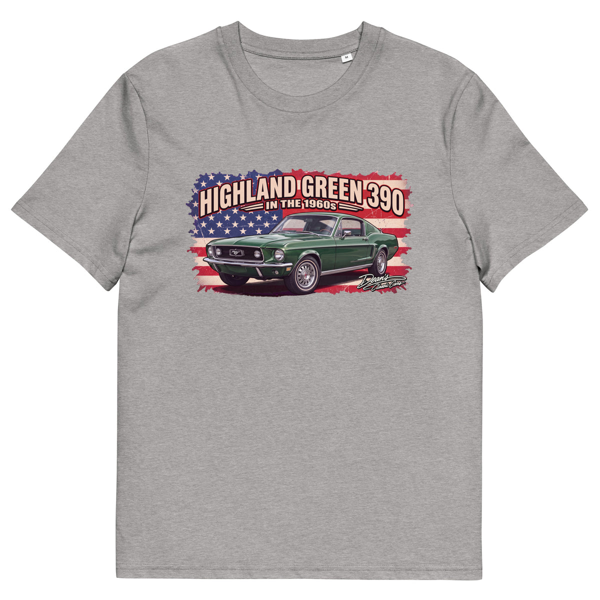 Mustang GT Highland Green T-Shirt - Dean's Classic Cars