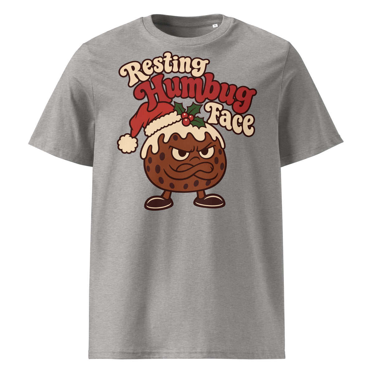 Resting Humbug Face Christmas T-Shirt - Ricki Robin