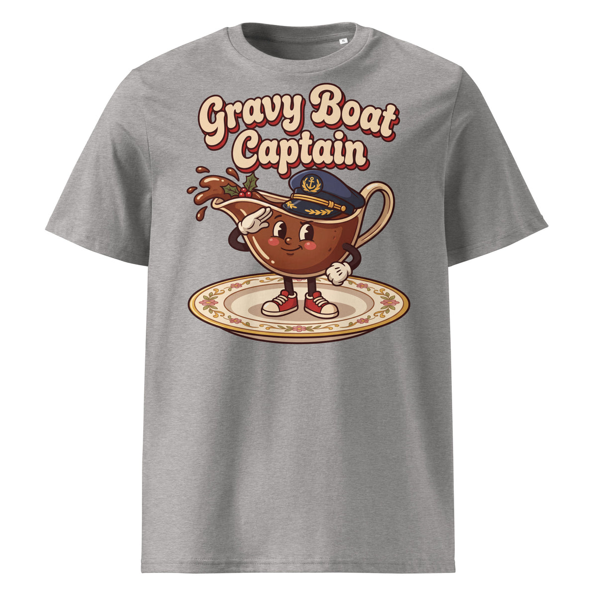 Gravy Boat Captain Christmas T-Shirt - Ricki Robin