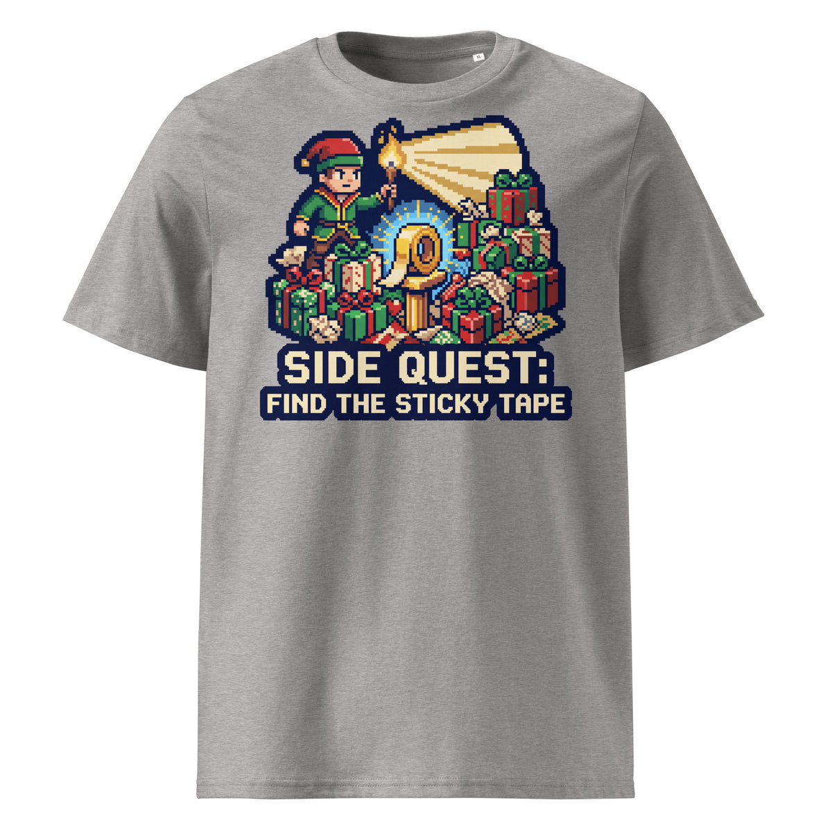 Side Quest: Find The Sticky Tape Christmas T-Shirt - Ricki Robin
