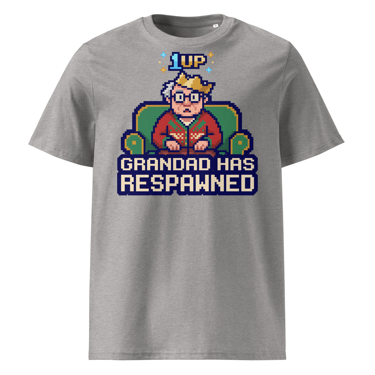 Grandad Has Respawned Christmas T-Shirt - Ricki Robin