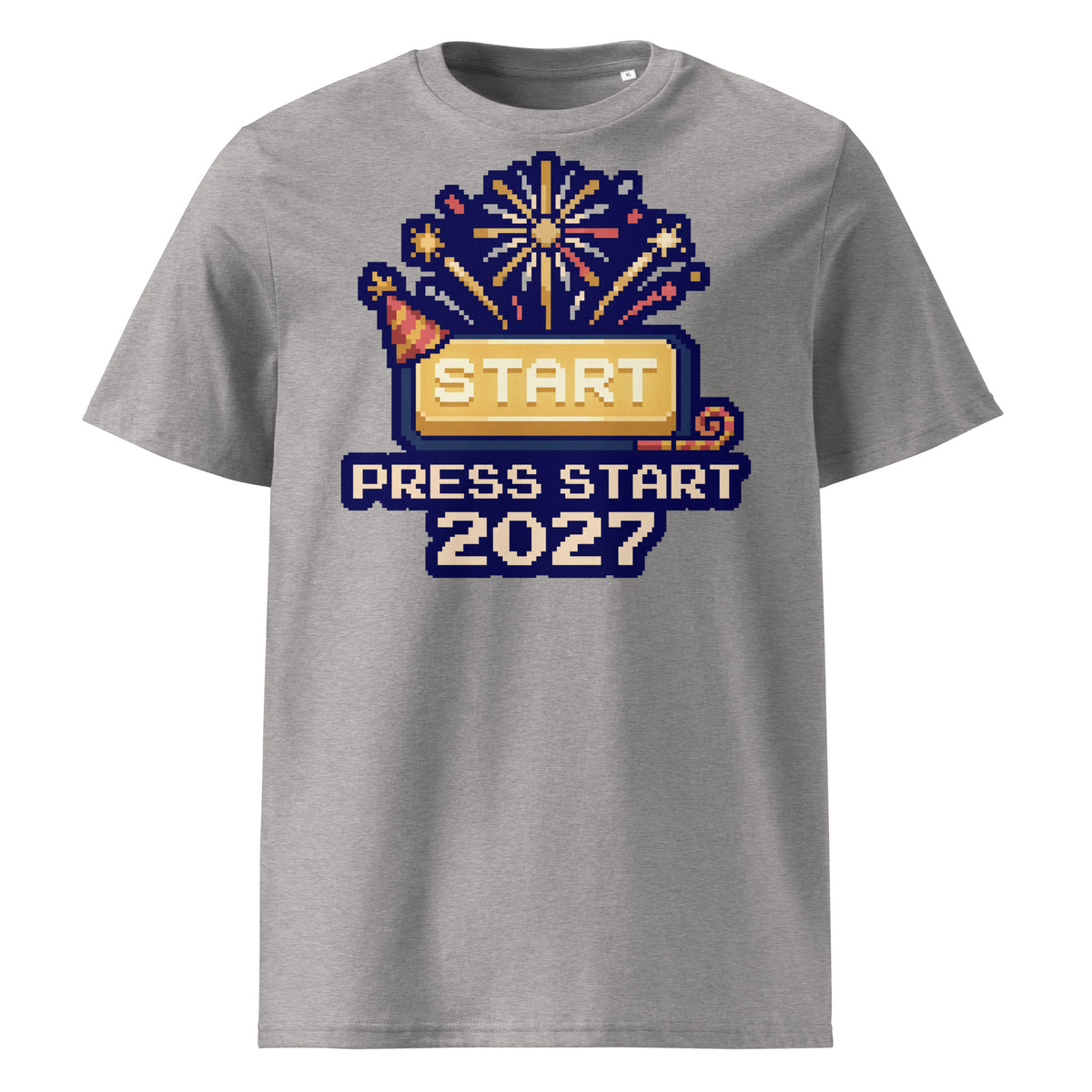 Press Start 2027 New Year T-Shirt - Ricki Robin