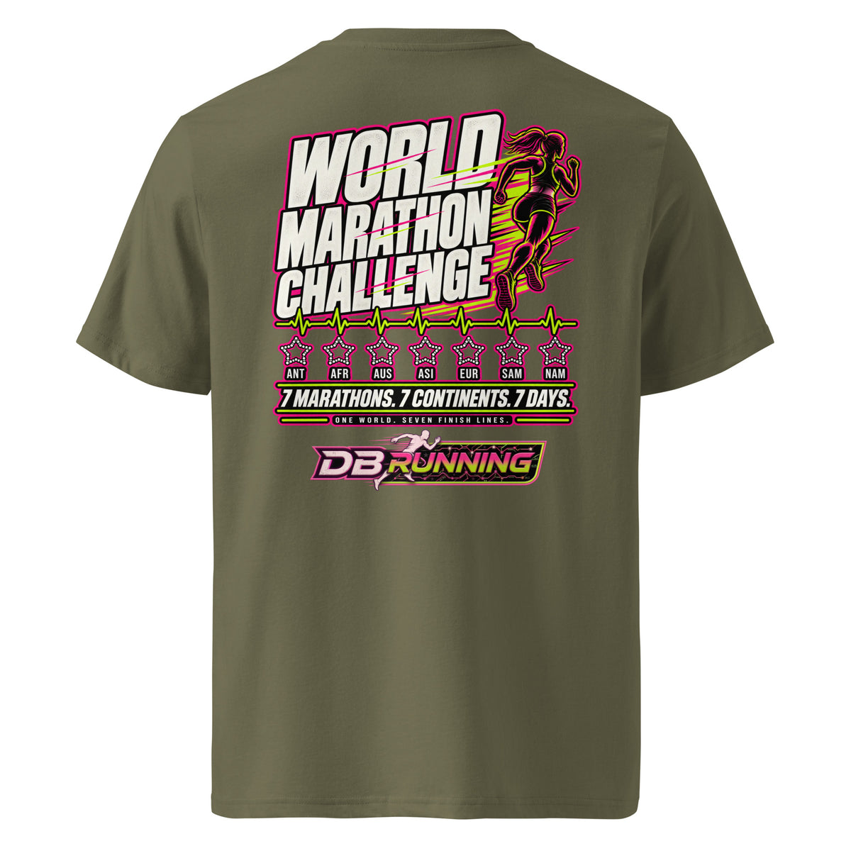 World Marathon Challenge Female - T-Shirt - DB Running