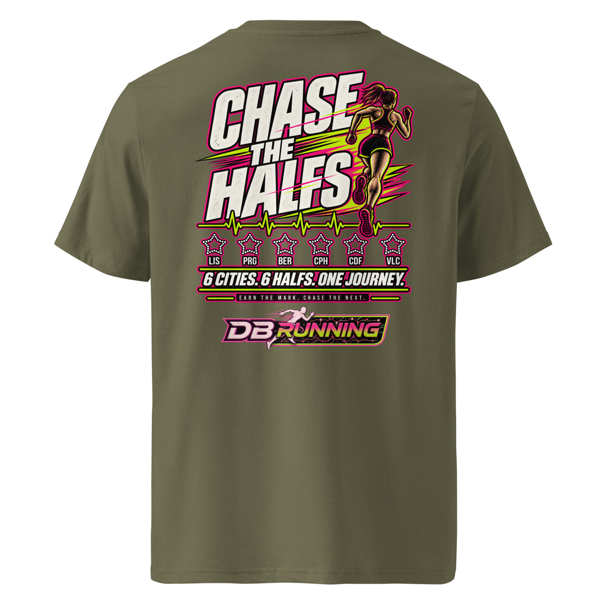 Chase the Halfs Female - T-Shirt - DB Running