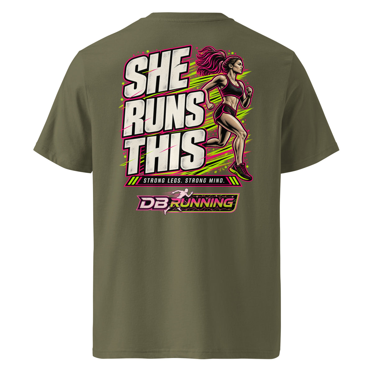 She Runs This - T-Shirt - DB Running