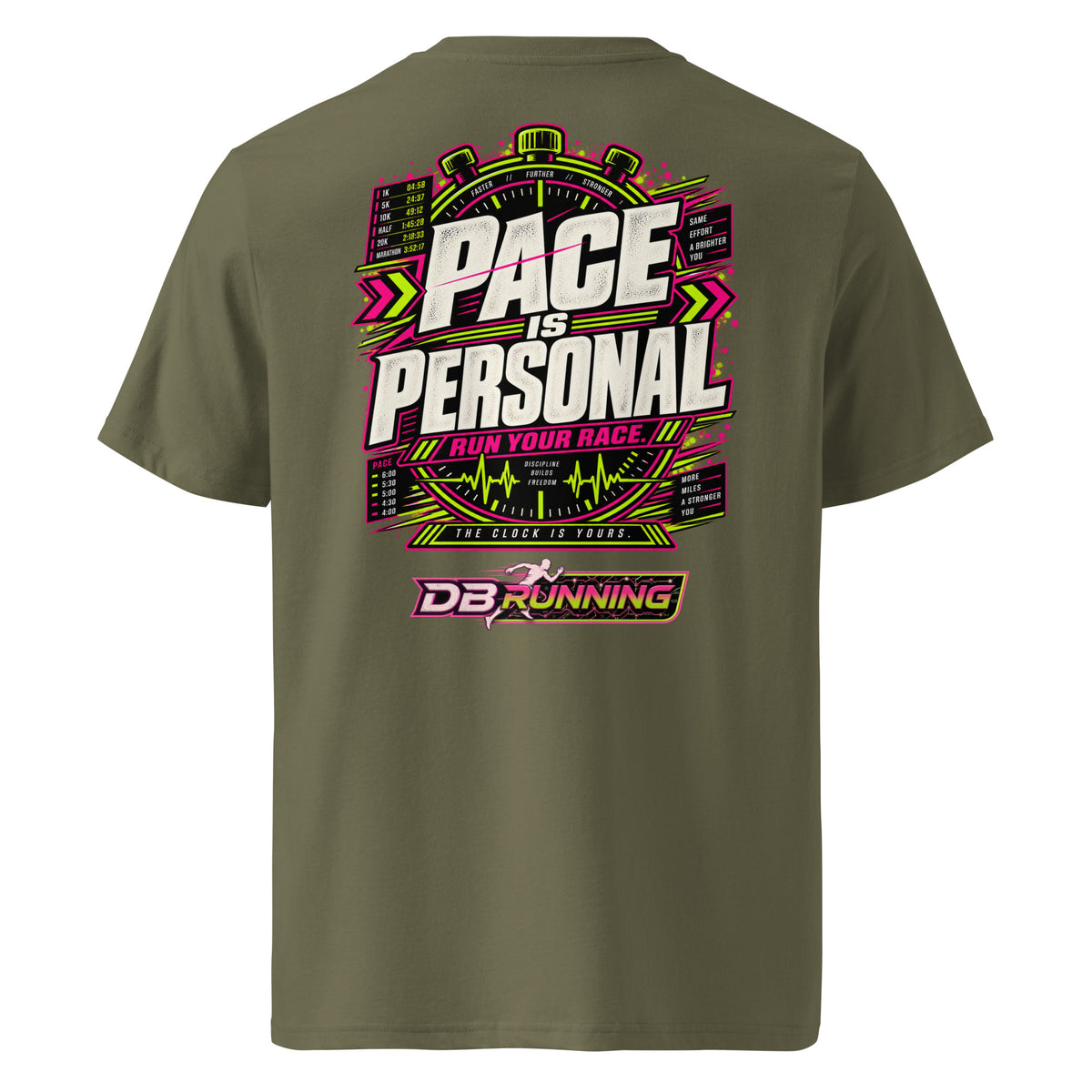 Pace is Personal - T-Shirt - DB Running