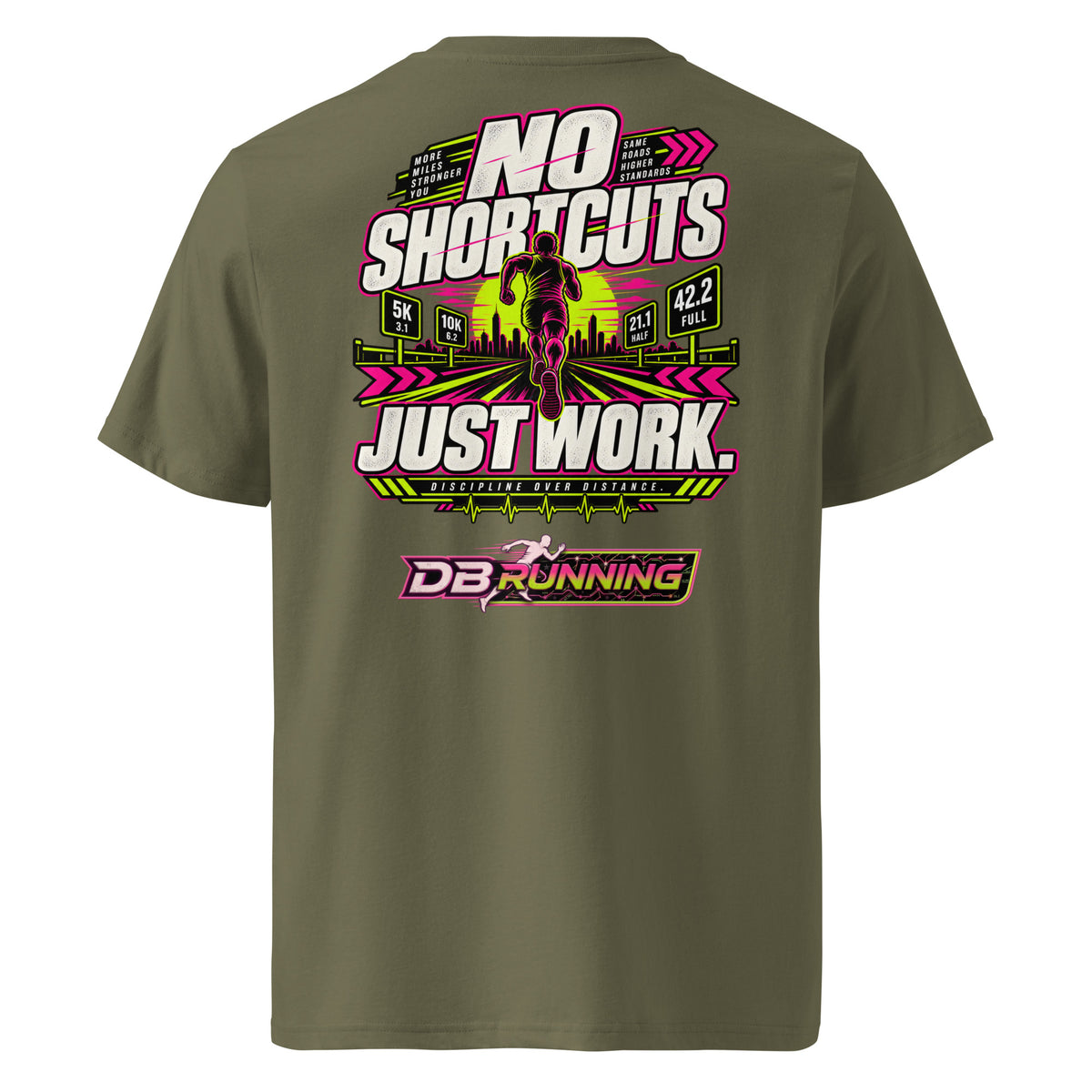 No Shortcuts Male - T-Shirt - DB Running