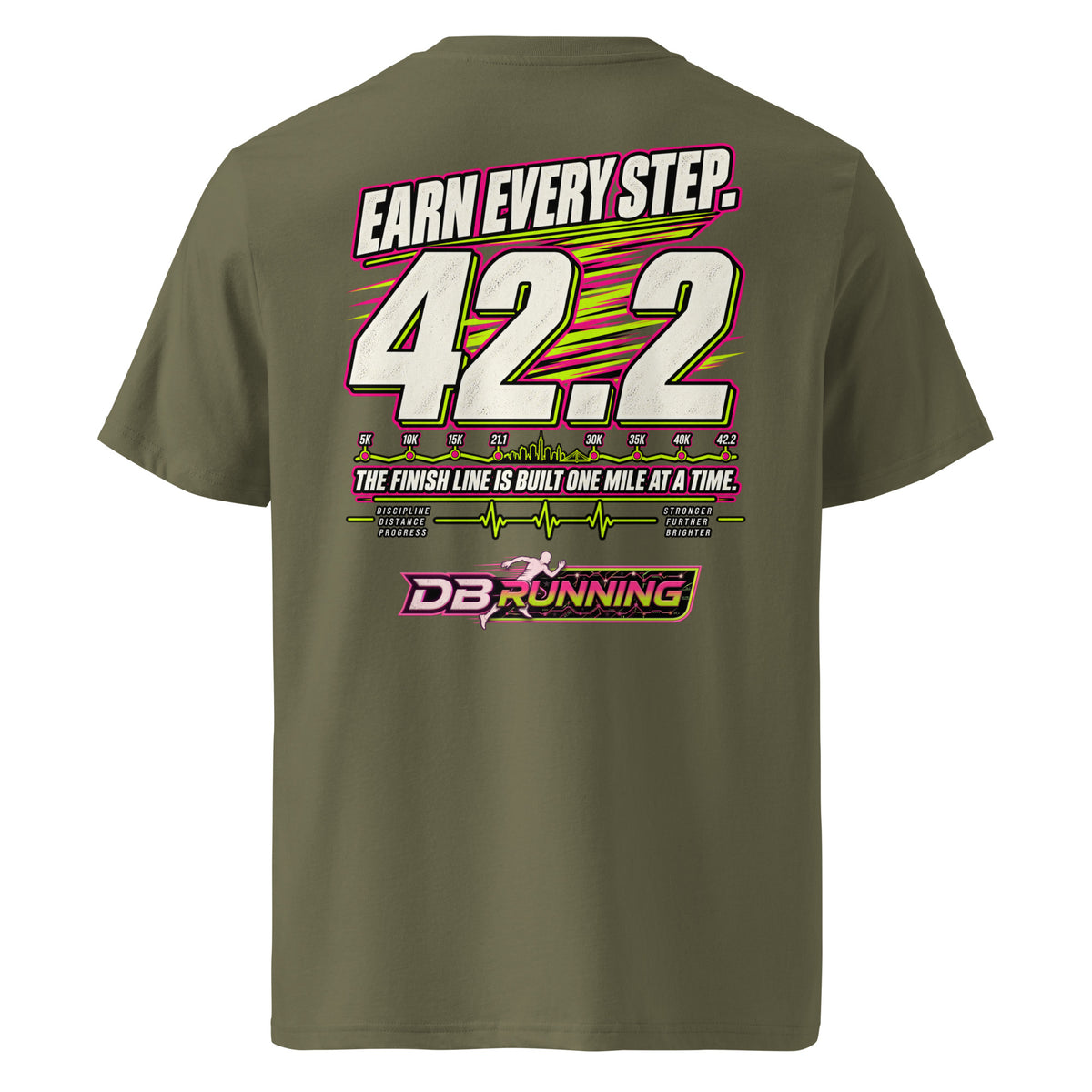 Earn Every Step 42.2 - T-Shirt - DB Running