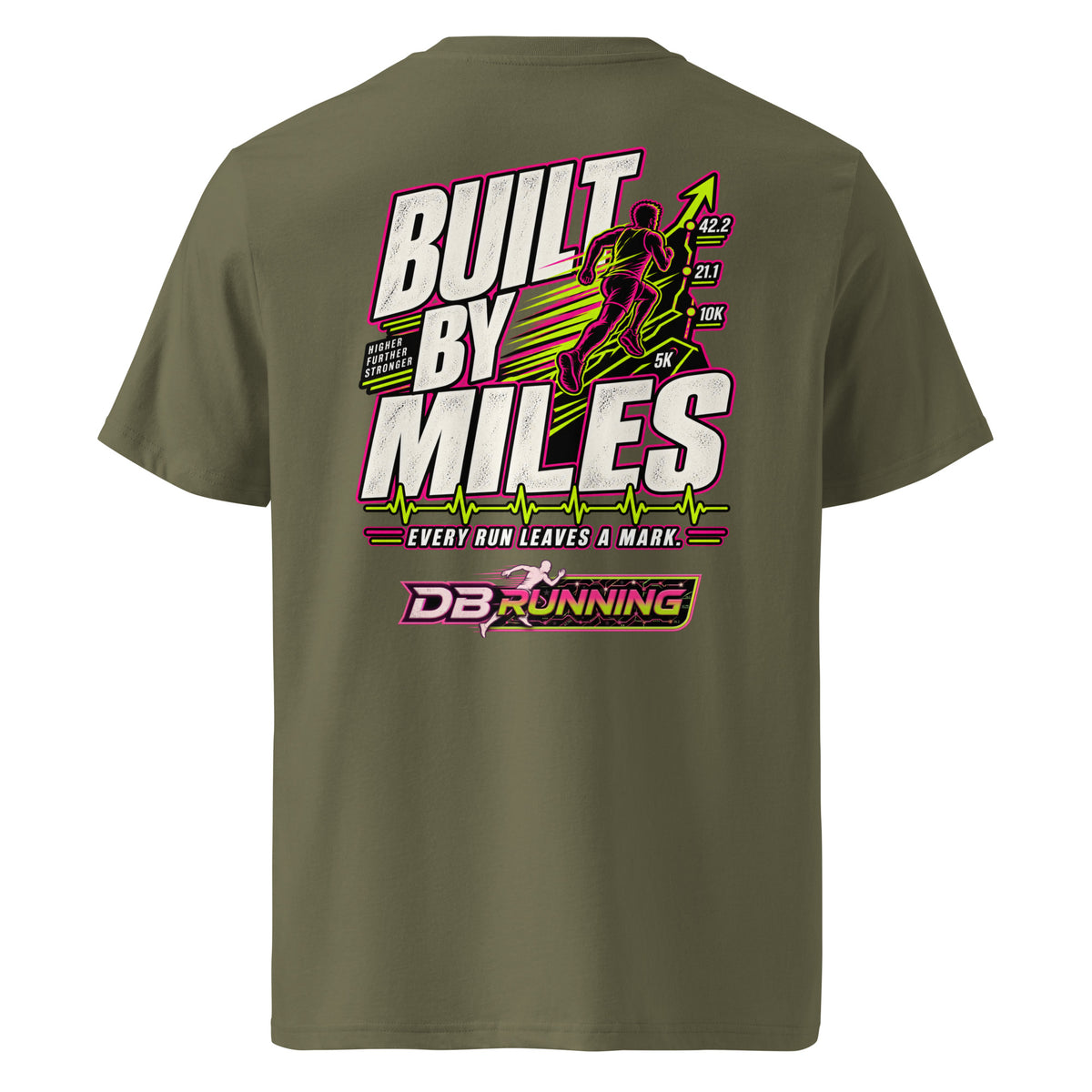 Built by Miles Male - T-Shirt - DB Running