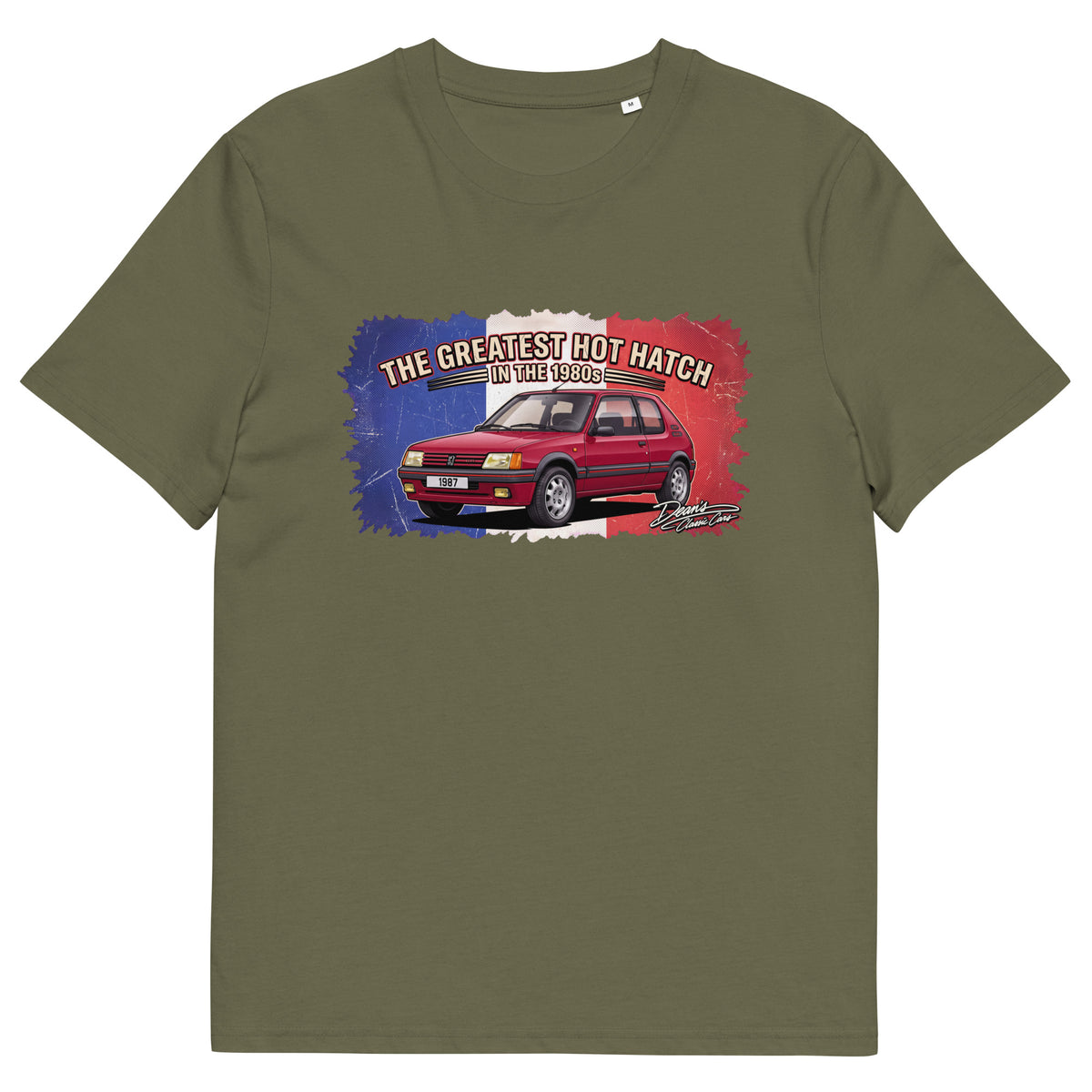 205 GTI Cherry Red T-Shirt - Dean's Classic Cars
