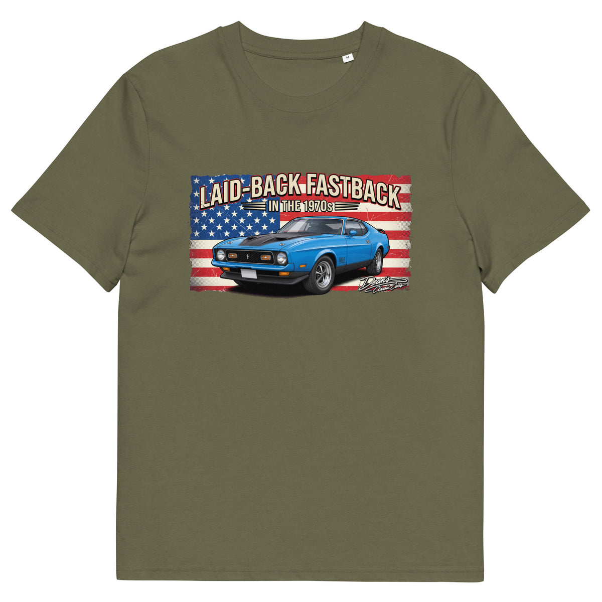 Mach 1 Grabber Blue T-Shirt - Dean's Classic Cars
