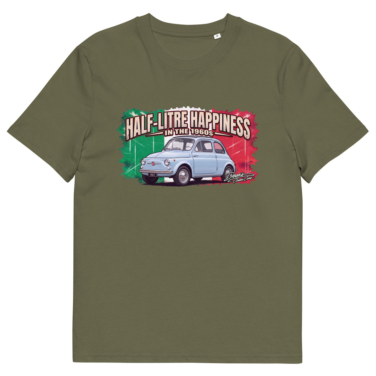 500 D Celestial Blue T-Shirt - Dean's Classic Cars