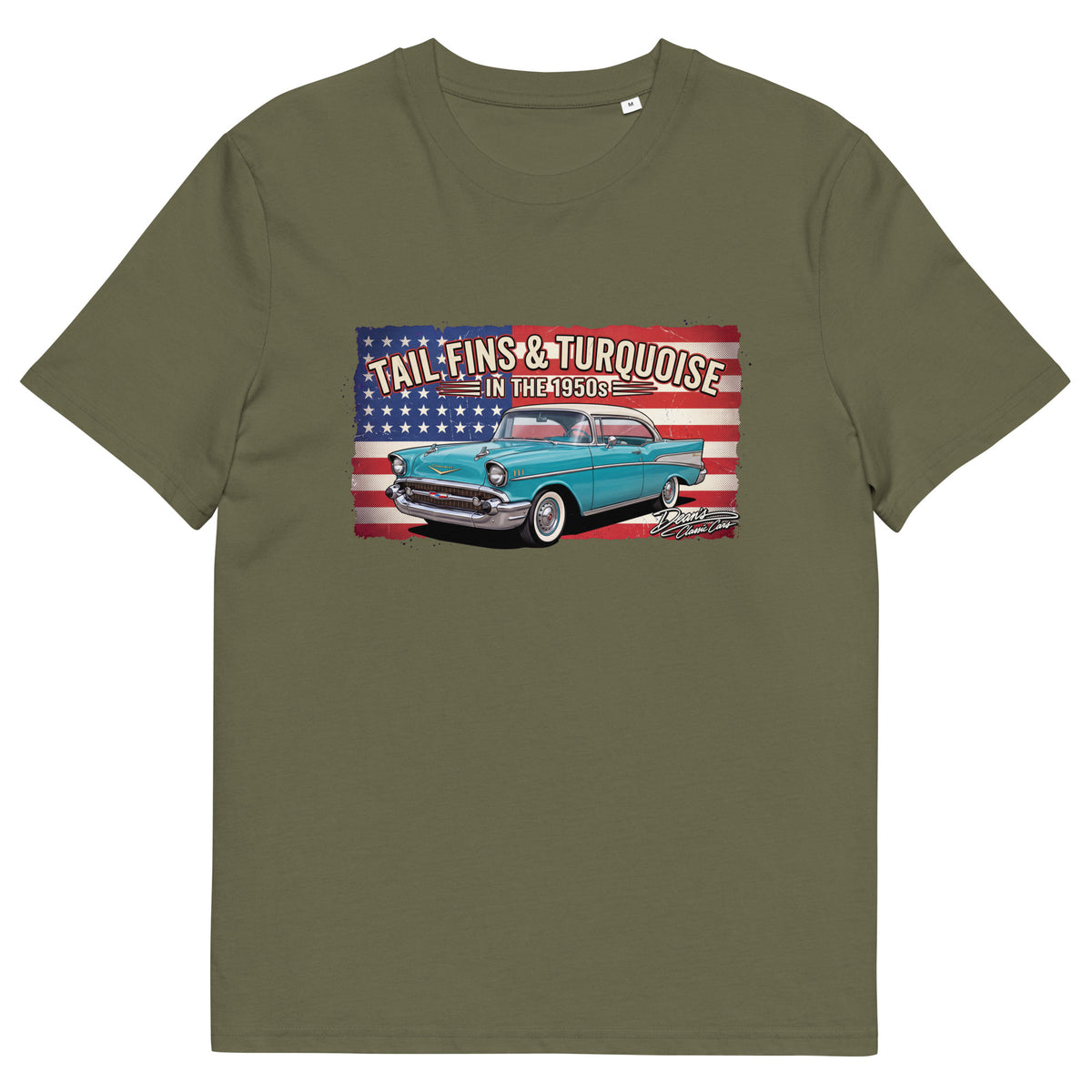 Bel Air Tropical Turquoise T-Shirt - Dean's Classic Cars