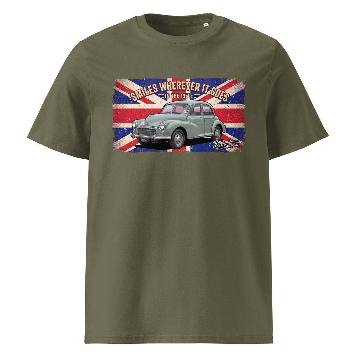 Minor MM Mist Green T-Shirt - Dean's Classic Cars