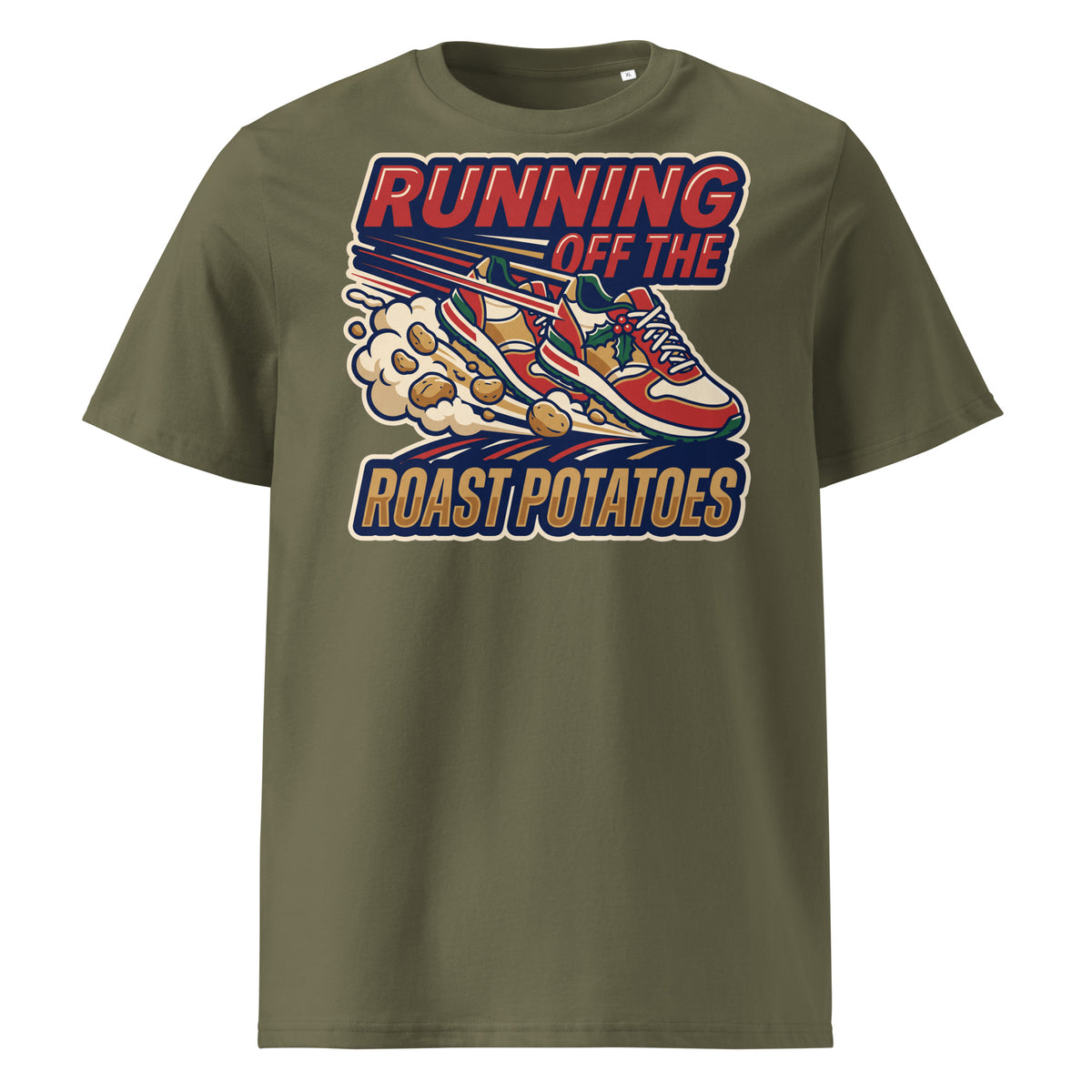 Running Off The Roast Potatoes Christmas T-Shirt - Ricki Robin