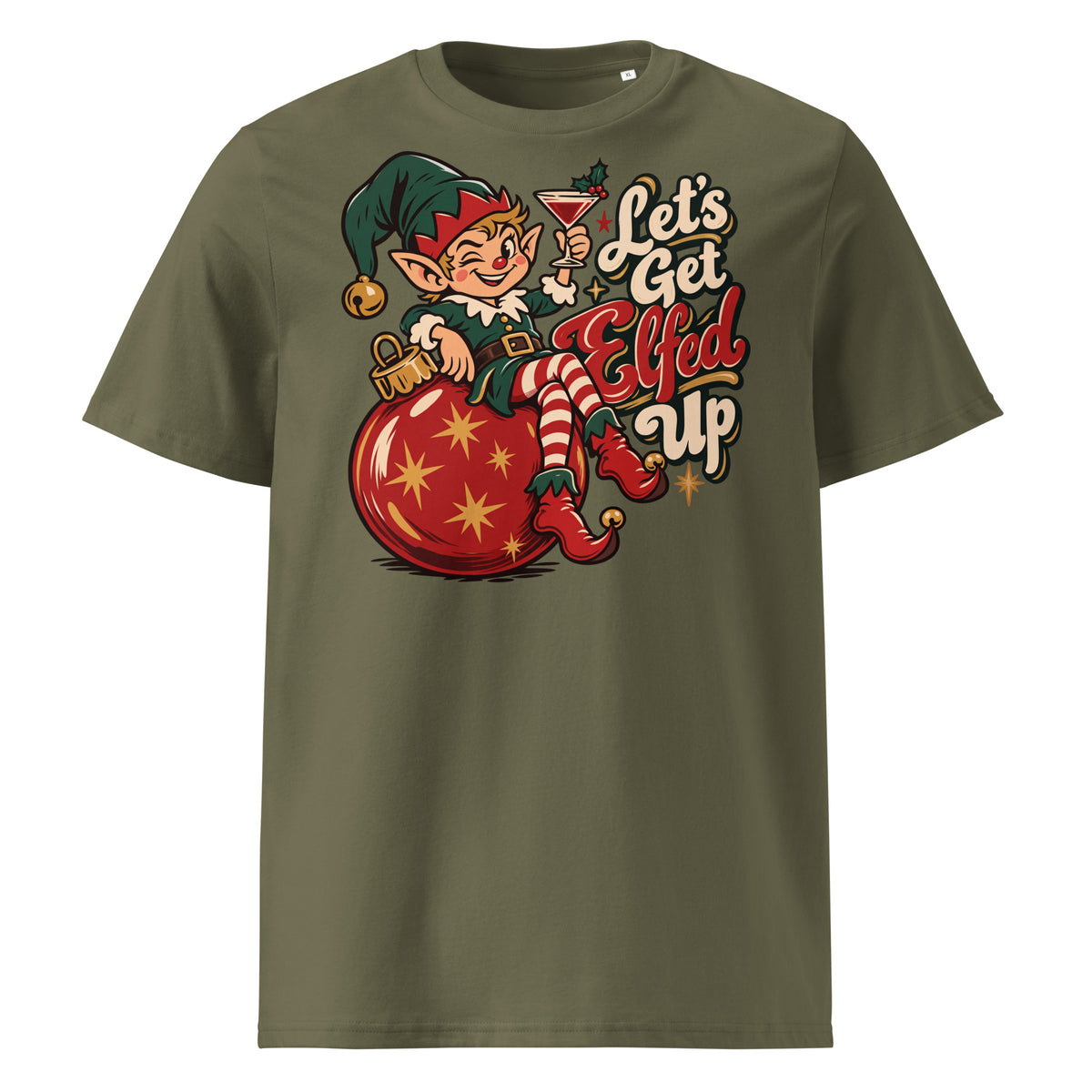 Let's Get Elfed Up Christmas T-Shirt - Ricki Robin