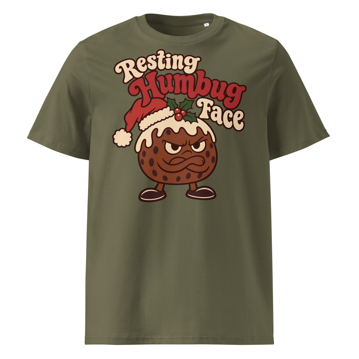 Resting Humbug Face Christmas T-Shirt - Ricki Robin