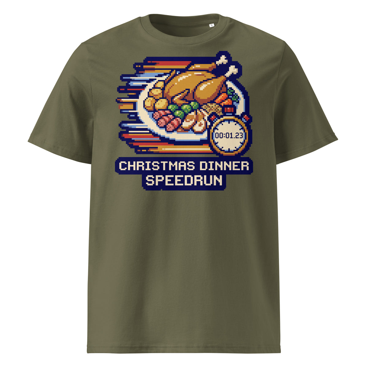 Christmas Dinner Speedrun T-Shirt - Ricki Robin